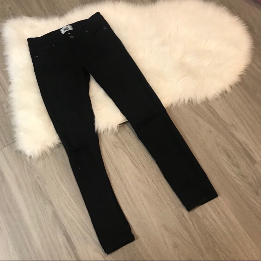 PAIGE Women's Skinny Jeans - Black
